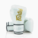 Luvas de Boxe Fairtex x Glory BGVG3 Branco-dourado