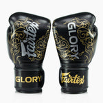 Luvas de Boxe Fairtex x Glory BGVG3 Preto-dourado