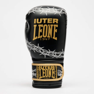 Luvas de Boxe Leone IUTER Barbed Wire GN02IU Preto-Combat Arena