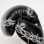 Luvas de Boxe Leone IUTER Barbed Wire GN02IU Preto-Combat Arena