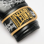 Luvas de Boxe Leone IUTER Barbed Wire GN02IU Preto-Combat Arena