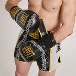 Luvas de Boxe Leone IUTER Barbed Wire GN02IU Preto-Combat Arena