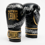 Luvas de Boxe Leone IUTER Barbed Wire GN02IU Preto-Combat Arena