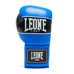 Luvas de Boxe Leone Shock Pro com atacadores GN057L Azul 