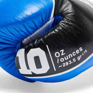 Luvas de Boxe Leone Shock Pro com atacadores GN057L Azul 