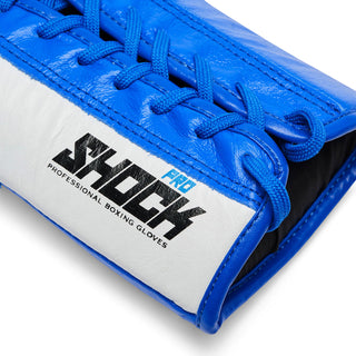 Luvas de Boxe Leone Shock Pro com atacadores GN057L Azul 