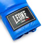 Luvas de Boxe Leone Shock Pro com atacadores GN057L Azul 