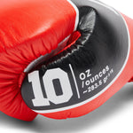 Luvas de Boxe Leone Shock Pro com atacadores GN057L Vermelho 