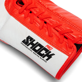 Luvas de Boxe Leone Shock Pro com atacadores GN057L Vermelho 