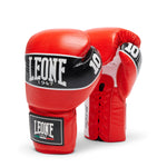 Luvas de Boxe Leone Shock Pro com atacadores GN057L Vermelho 