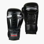 Luvas de Boxe Mestres WAKO 10 Oz Preto-Combat Arena
