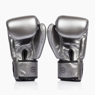Luvas de Muay Thai Fairtex BGV1C-Plus Gun Metallic-Combat Arena
