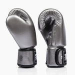 Luvas de Muay Thai Fairtex BGV1C-Plus Gun Metallic-Combat Arena