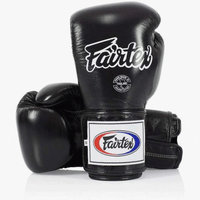 Luvas de Muay Thai Fairtex BGV5 Super Sparring Preto-Combat Arena