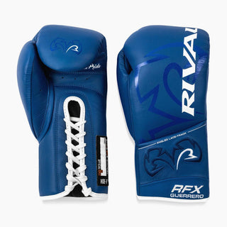 Luvas de Boxe Rival RFX Guerrero Pro Fight HDE-F Azul 10 Oz-Combat Arena