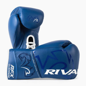 Luvas de Boxe Rival RFX Guerrero Pro Fight HDE-F Azul 10 Oz-Combat Arena