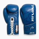 Luvas de Boxe Rival RFX Guerreiro Pro Fight SF-H Azul 10 Oz-Combat Arena