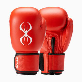 Luvas de Boxe Sting Competition Aprovado World Boxing Vermelho 