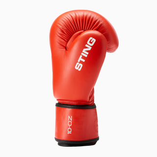 Luvas de Boxe Sting Competition Aprovado World Boxing Vermelho 