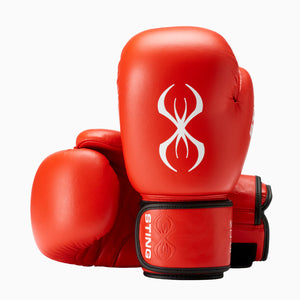 Luvas de Boxe Sting Competition Aprovado World Boxing Vermelho 