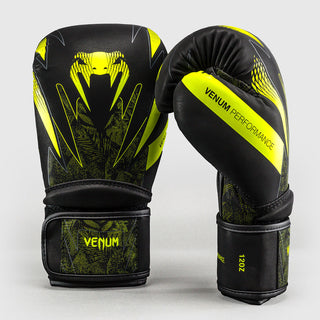 Luvas de Boxe Venum Impact Amazonia Reborn Preto-verde-Combat Arena