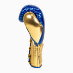 Luvas de Boxe Adidas Hybrid 500 Prós e contras Atacadores Azul-dourado 