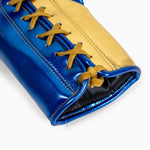 Luvas de Boxe Adidas Hybrid 500 Prós e contras Atacadores Azul-dourado 