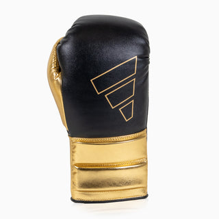 Luvas de Boxe Adidas Hybrid 500 Pro com Atacadores Preto-dourado 