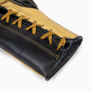 Luvas de Boxe Adidas Hybrid 500 Pro com Atacadores Preto-dourado 