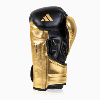Luvas de Boxe Adidas Hybrid 500 Pro com Velcro Preto-ouro 