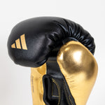 Luvas de Boxe Adidas Hybrid 500 Pro com Velcro Preto-ouro 