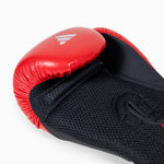Luvas de Boxe Adidas Speed Tilt 200 WAKO 10 Oz Vermelho-preto-prata 