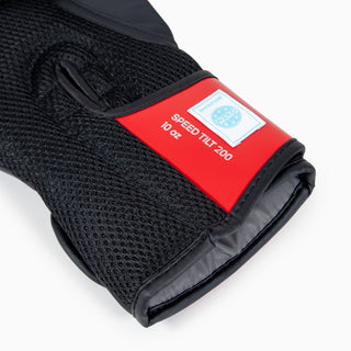Luvas de Boxe Adidas Speed Tilt 200 WAKO 10 Oz Vermelho-preto-prata 