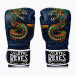 Luvas de Boxe Cleto Reyes Fiber Kukulkán Azul 