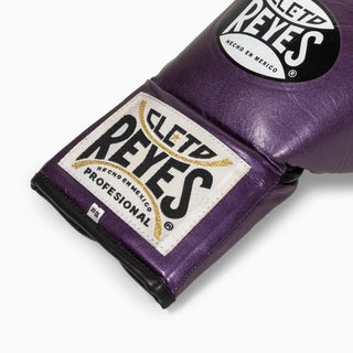 Luvas de Boxe Cleto Reyes Professional CB2 Viola com cordões 