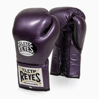 Luvas de Boxe Cleto Reyes Professional CB2 Viola com cordões 