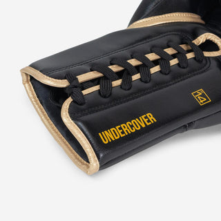 Luvas de Boxe Di Nardo Undercover com Atacadores Preto-ouro 