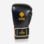 Luvas de Boxe Di Nardo Undercover com Velcro Preto-ouro 