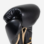 Luvas de Boxe Di Nardo Undercover com Velcro Preto-ouro 