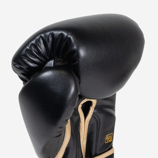 Luvas de Boxe Di Nardo Undercover com Velcro Preto-ouro 