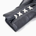 Luvas de Boxe Di Nardo com atacadores 16 Oz Cinzento-preto 