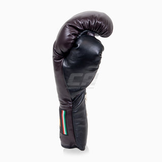 Luvas de Boxe Di Nardo com atacadores Borgonha-Preto 14 oz 