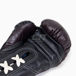 Luvas de Boxe Di Nardo com atacadores Borgonha-Preto 14 oz 
