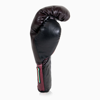 Luvas de Boxe Di Nardo com atacadores Borgonha Preto 