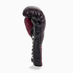 Luvas de Boxe Di Nardo com atacadores Borgonha Preto 