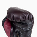 Luvas de Boxe Di Nardo com atacadores Borgonha Preto 