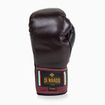 Luvas de Boxe Di Nardo com atacadores Borgonha Preto 