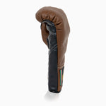 Luvas de Boxe Di Nardo com atacadores Castanho Preto 10 Oz 