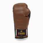 Luvas de Boxe Di Nardo com atacadores Castanho Preto 10 Oz 