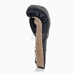 Luvas de Boxe Di Nardo com atacadores Preto-Bege 12 oz 